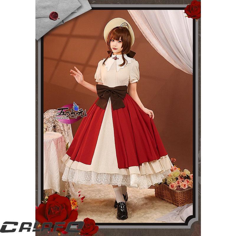 【期間限定】三分妄想　カードキャプターさくら　木之本桜　コスプレ　桜と思い出の虹　衣装　ウィッグ　靴　追加可