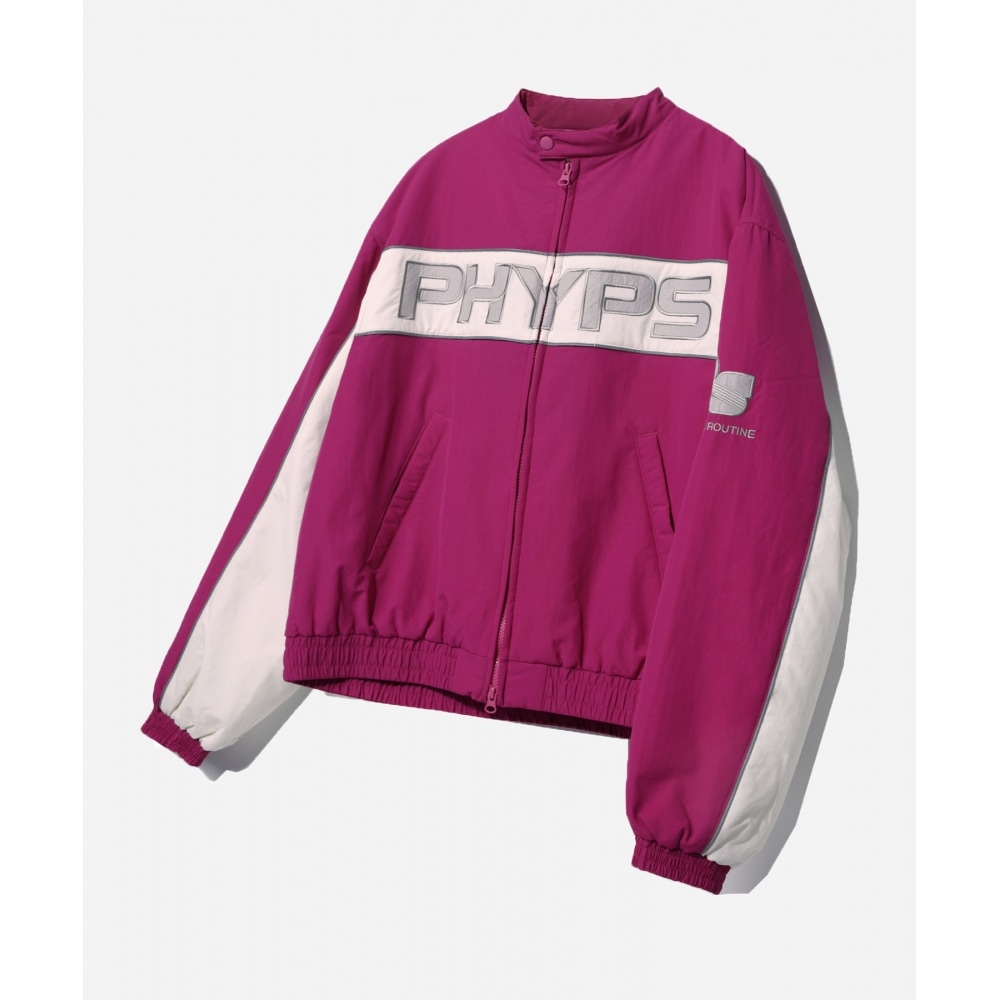 体育科 PHYPS チャレンジャー レーサー ジャケット ホット ピンク