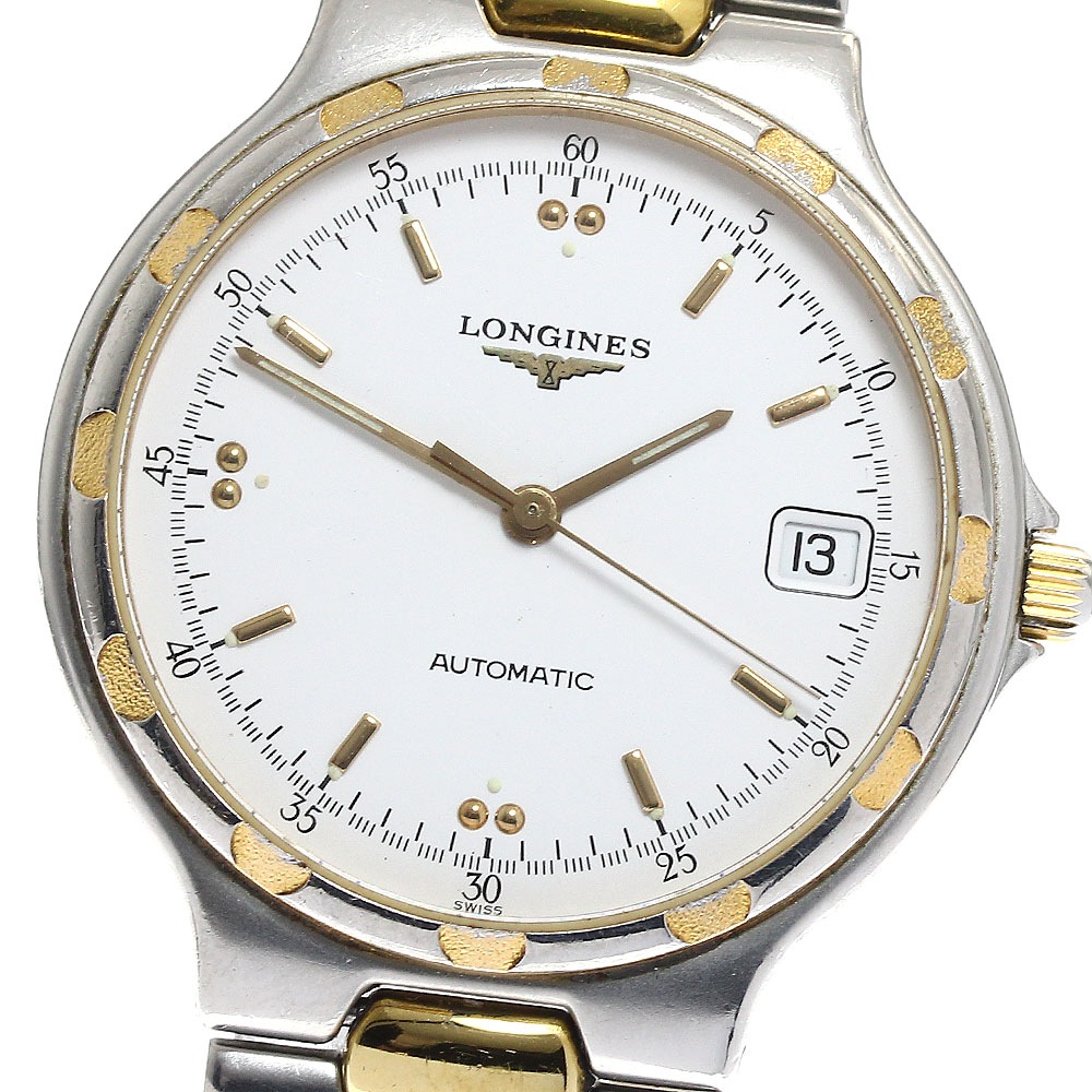 ロンジン LONGINES L1.620.3 コンクエスト デイト 自動巻き メンズ _891593【中古】