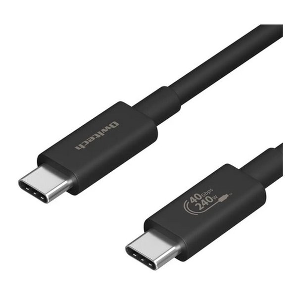 PD240W対応 USB-CtoC USB4ケーブル 1m ブラック OWL-CBEMCC10-BK