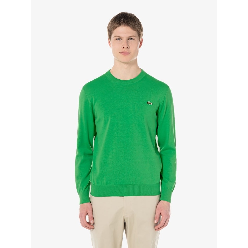 ラコステメンズベーシッククルーネックプルオーバー AH398E-54G IXU Q2NAH398E-54GIXU