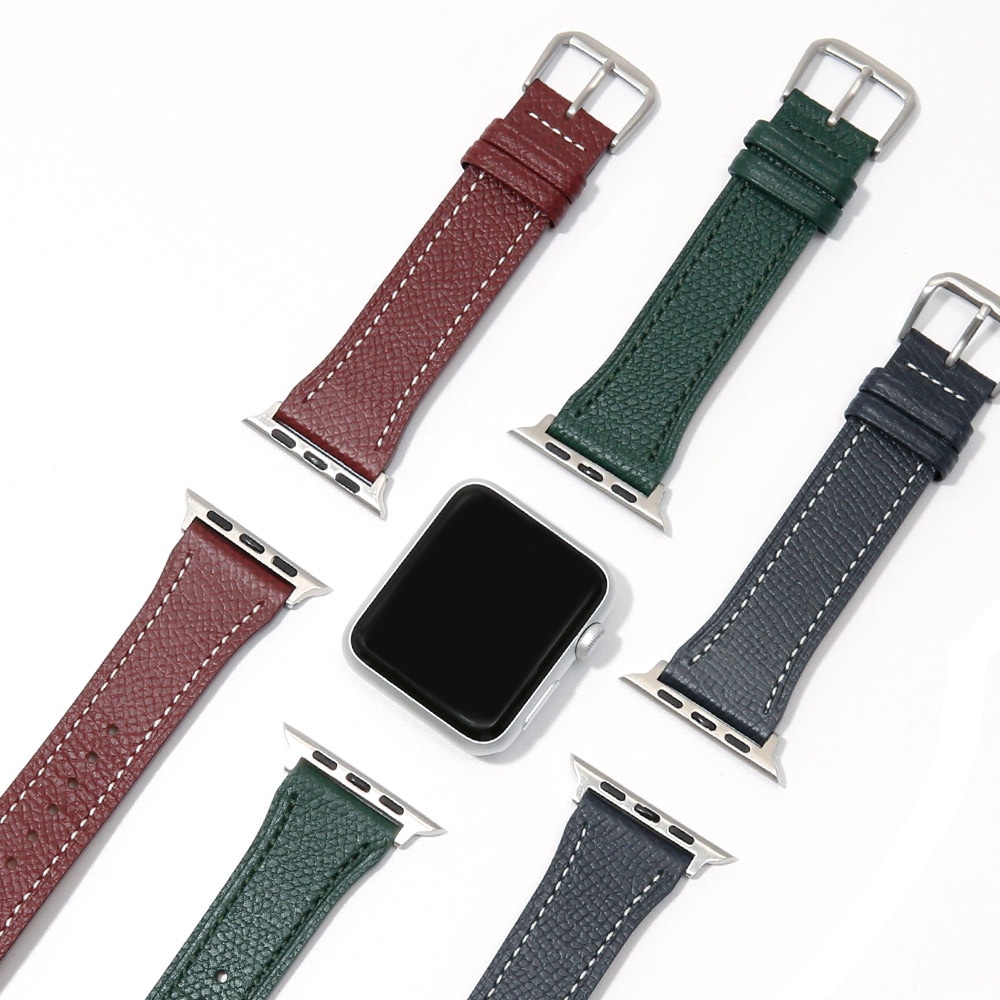 LLOYDリミテッドカラープレミアムレザーアップルウォッチ用ストラップ7 6 5 4 3 2 1 SE世代（18種タック1）