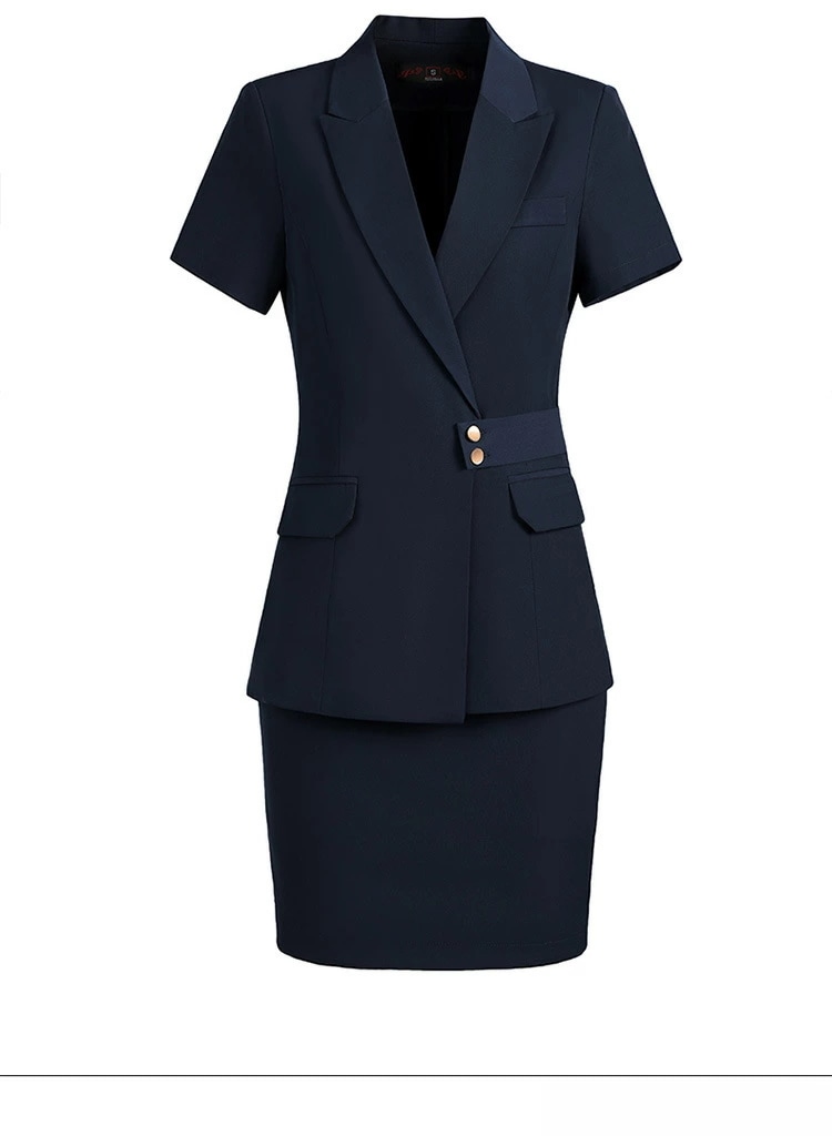 職業用 スーツ レディース 夏用 高級感 ジュエリー 店員 ホテル マネージャー 仕事用 薄手 86