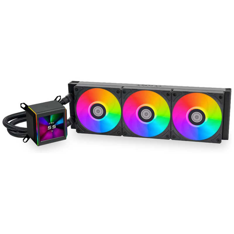 LIANLI　Galahad II LCD 360 Black　LL-GA2-LCD-360-BK