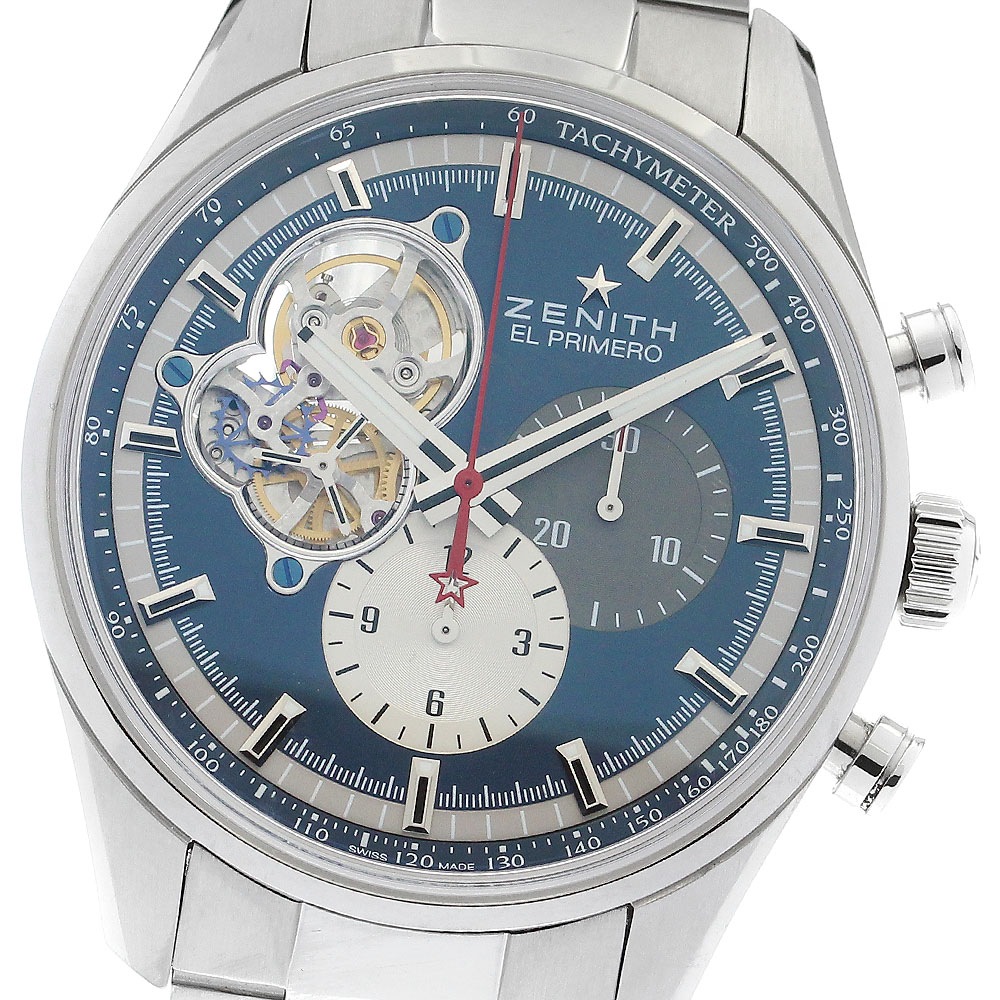 ゼニス ZENITH 03.2040.4061 クロノマスター エルプリメロ オープン 自動巻き メンズ _889052【中古】