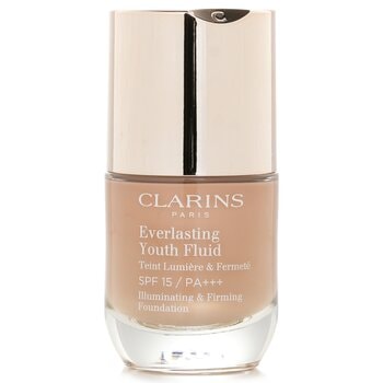 Clarins エヴァーラスティング ユース フルイド イルミネイティング & ファーミング ファンデーション SPF 15 - # 109 Wheat