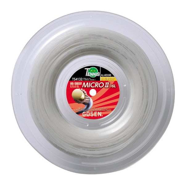18SS GOSEN ゴーセン オージー・シープ ミクロ2 16Lロール テニス ガット TS4132W 14,093円