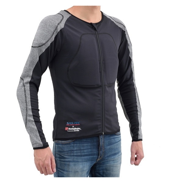 D18797 ヘンリービギンズ SAS-TEC (サステック) インナー プロテクター Mサイズ CE規格 耐切創(HPPE)/ストレッチ生地 HBP-018