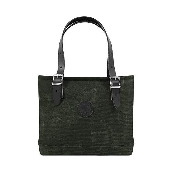 Duluth Pack Lakewalk Tote， Wax Olive Drab， 11 x 15 x 3.5-Inch 並行輸入品