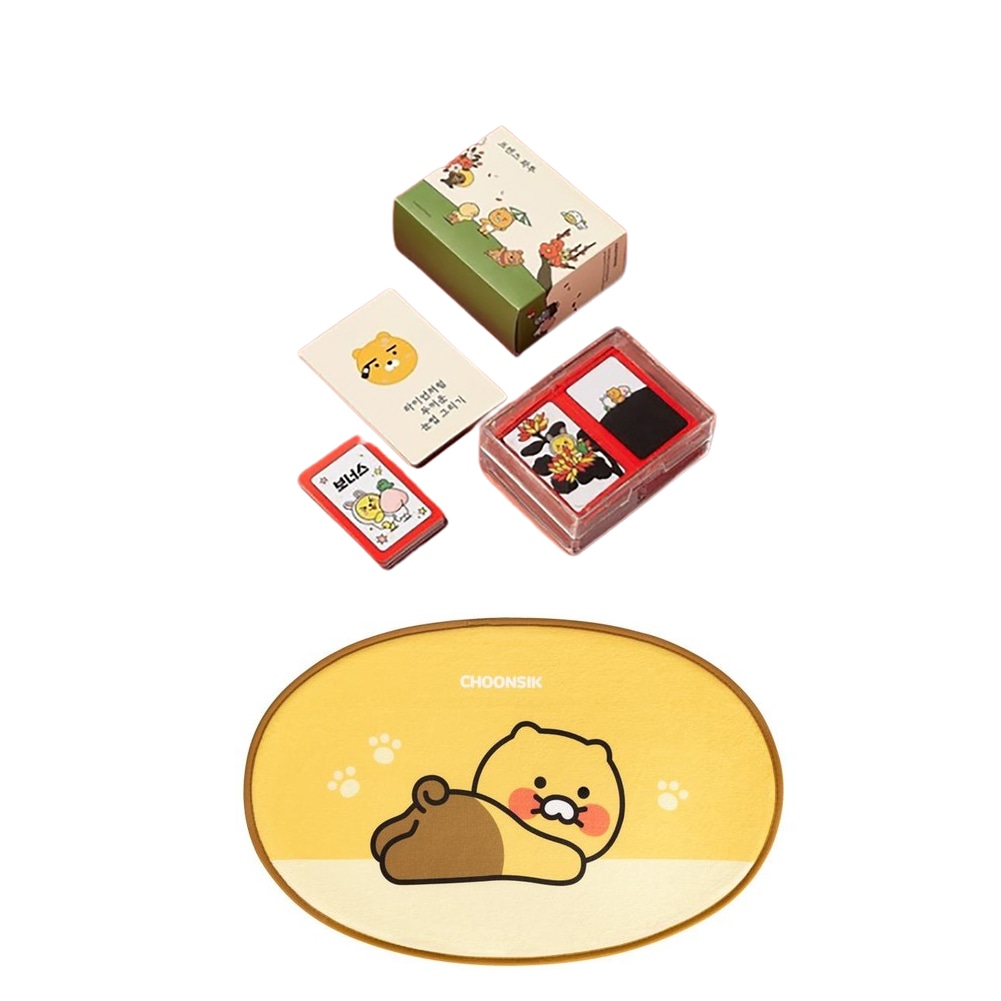 Chunsik フラワーカードゲーム 韓国花札セット ゴーストップカードゲーム HWATOO マットイエロー付き[並行収入]