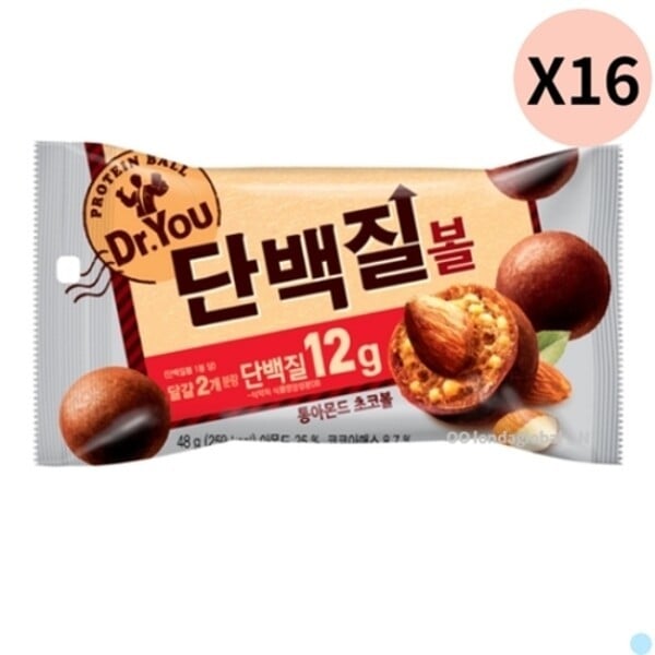 ドクターユー タンパク質ボール チョコ ミニ おやつ お菓子 16個