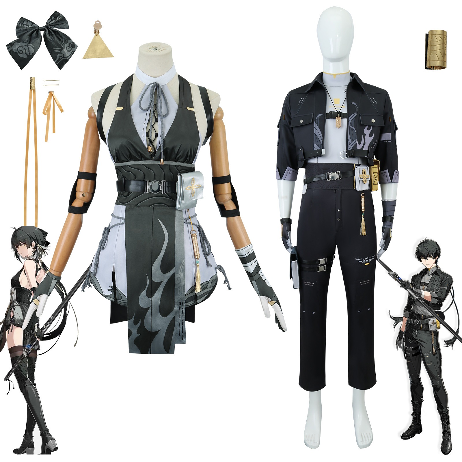 鳴潮cos服漂泊者女性主人公コスプレ衣装二次元アニメコスプレ衣装セット