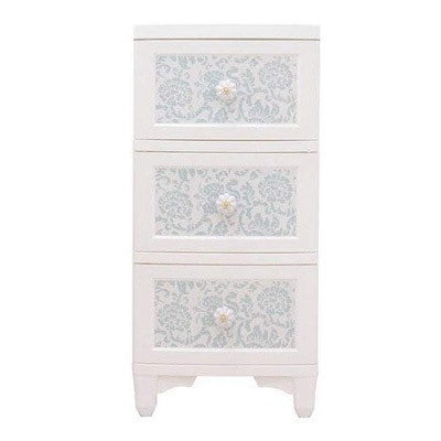 アイエルシー リルデココ 収納ケース ドレスチェンジチェスト 3段 DPC-03-DS ダマスク 5,461円