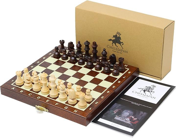 ChessJapan チェスセット コンパクト 20cm 木製 磁石式( マルチカラー)