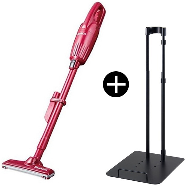 CL116DWR レッド 充電式クリーナー + 伸晃 CS-TNBK クリーナースタンド ブラック Belca セット