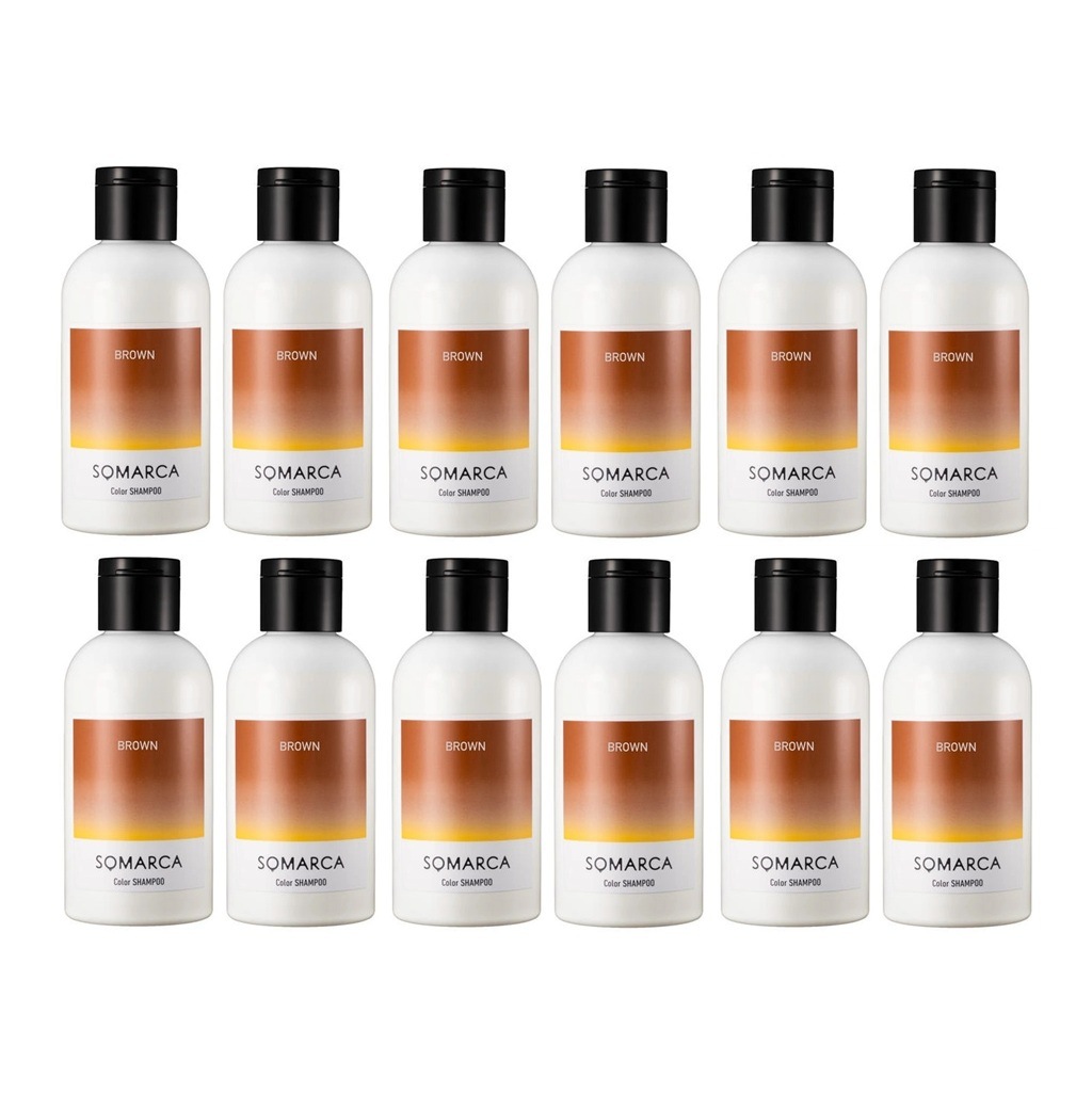 ホーユー ソマルカ カラーシャンプー ブラウン 150ml ×12セット
