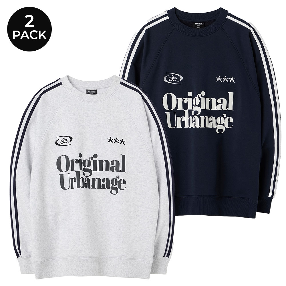 [2PACK] Original Urban Age raglan Sweatshirt (2COLOR)