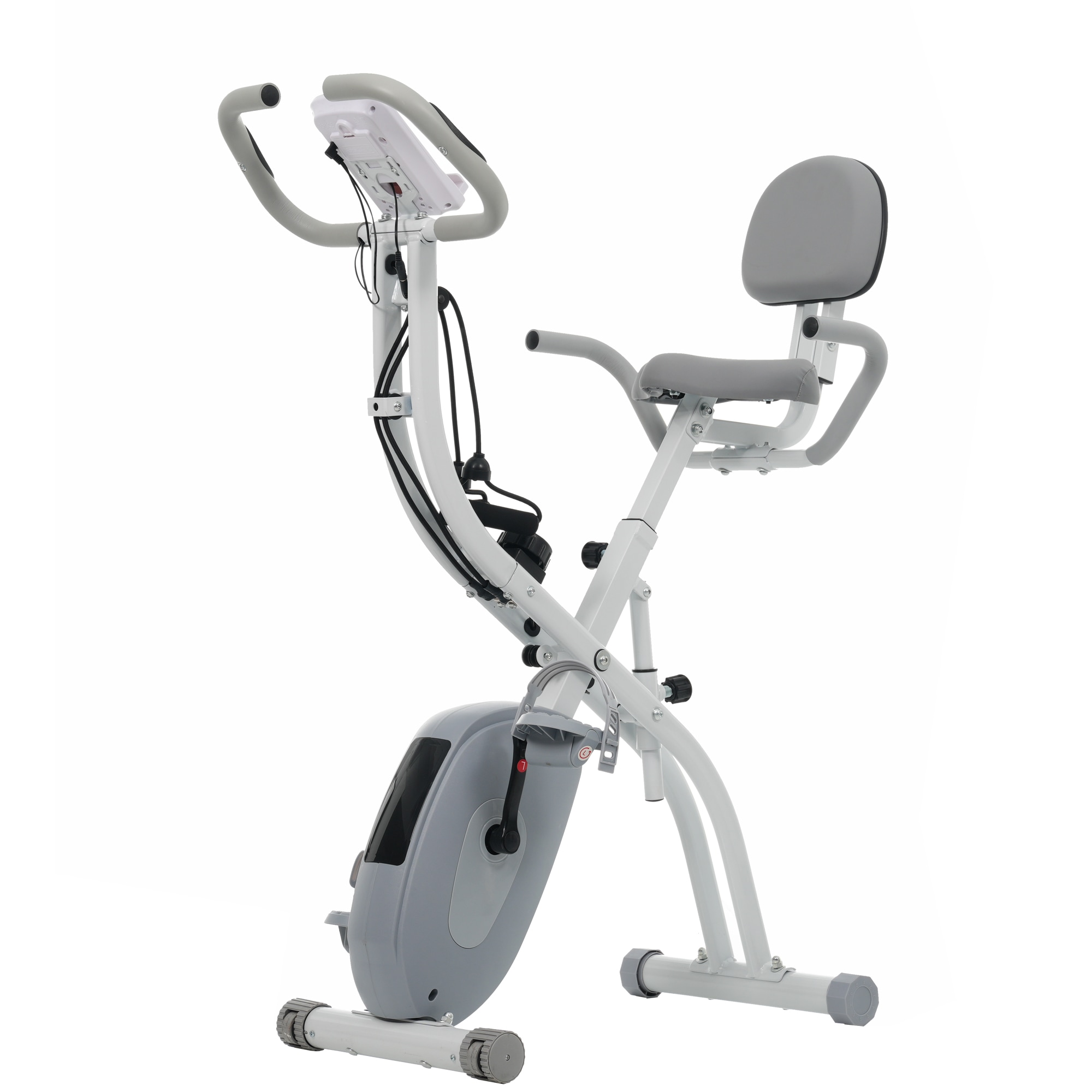 Xバイク+エクササイズバン-ホワイト+ライトグレーGG541 Grey+White ABS+Steel(Q235)G355