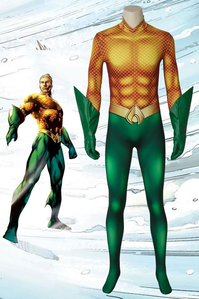 新タイプ追加 激安販売 アクアマン Aquaman アーサー・カリー アクアマン 海王 コスチューム キャラクター仮装[4241]