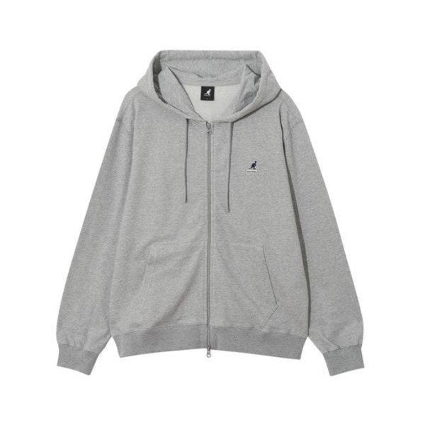 MフードジップアップCQK KRFC-ZU51430MY シングル フード ジップアップ 5143 メランジグレー