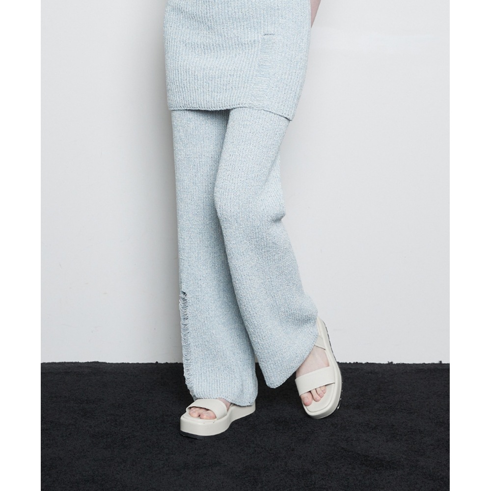 LARTIGENT L3 デマージニットパンツ(スカイブルー)