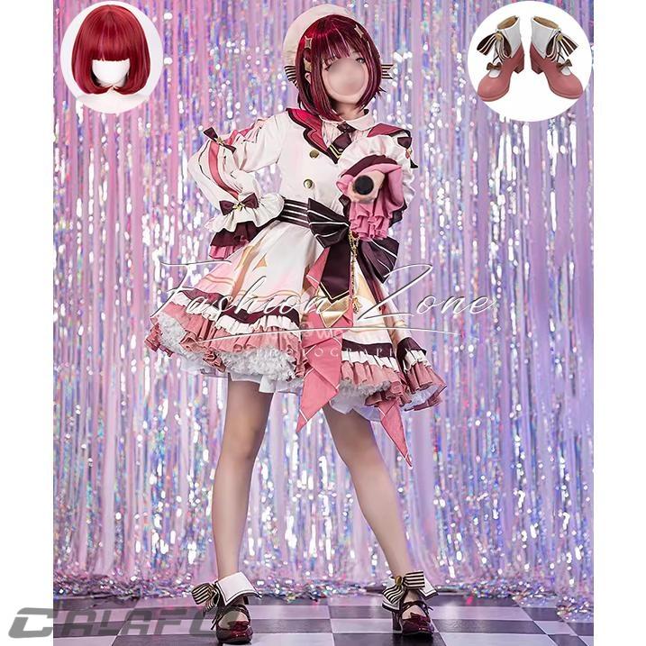 【推しの子】 風 有馬かな コスプレ衣装 ウィッグ 靴 cosplay ハロウィン 演出服 変装