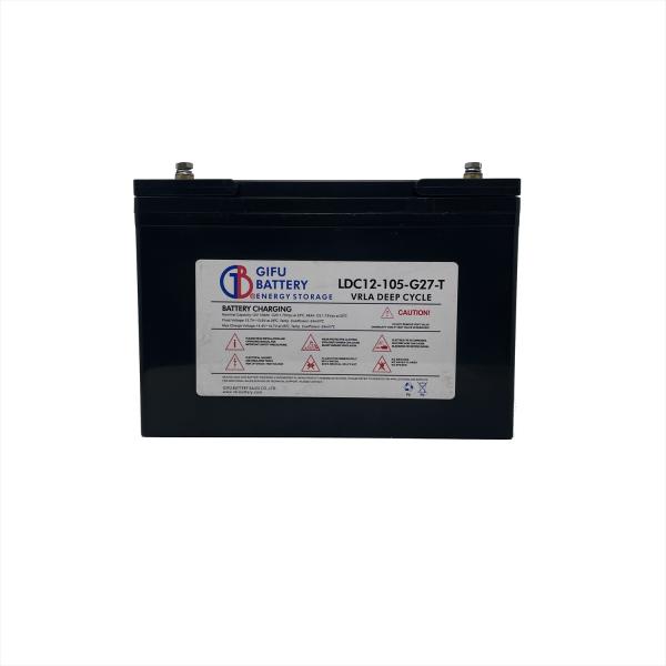 LDC12-105-G27-T 新品 ディープサイクルバッテリー 本体 岐阜バッテリー 送料無料（本州四国九州）