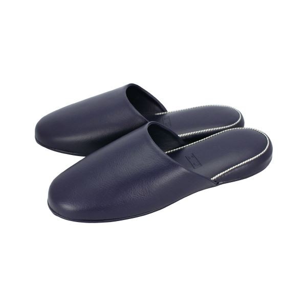オクムラ アニリンレザースリッパ ネイビー 6足組 6,809円