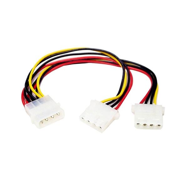 （まとめ）StarTechIDE電源2分岐ケーブル 23cm ペリフェラル電源(オス)-ペリフェラル電源(メス)×2 PYO2L 1本(×10セット) 8,415円