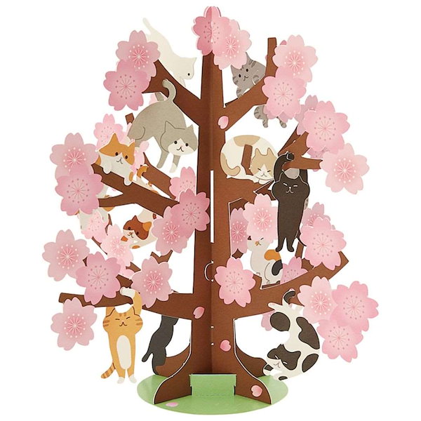 桜のグリーティングカードカード
