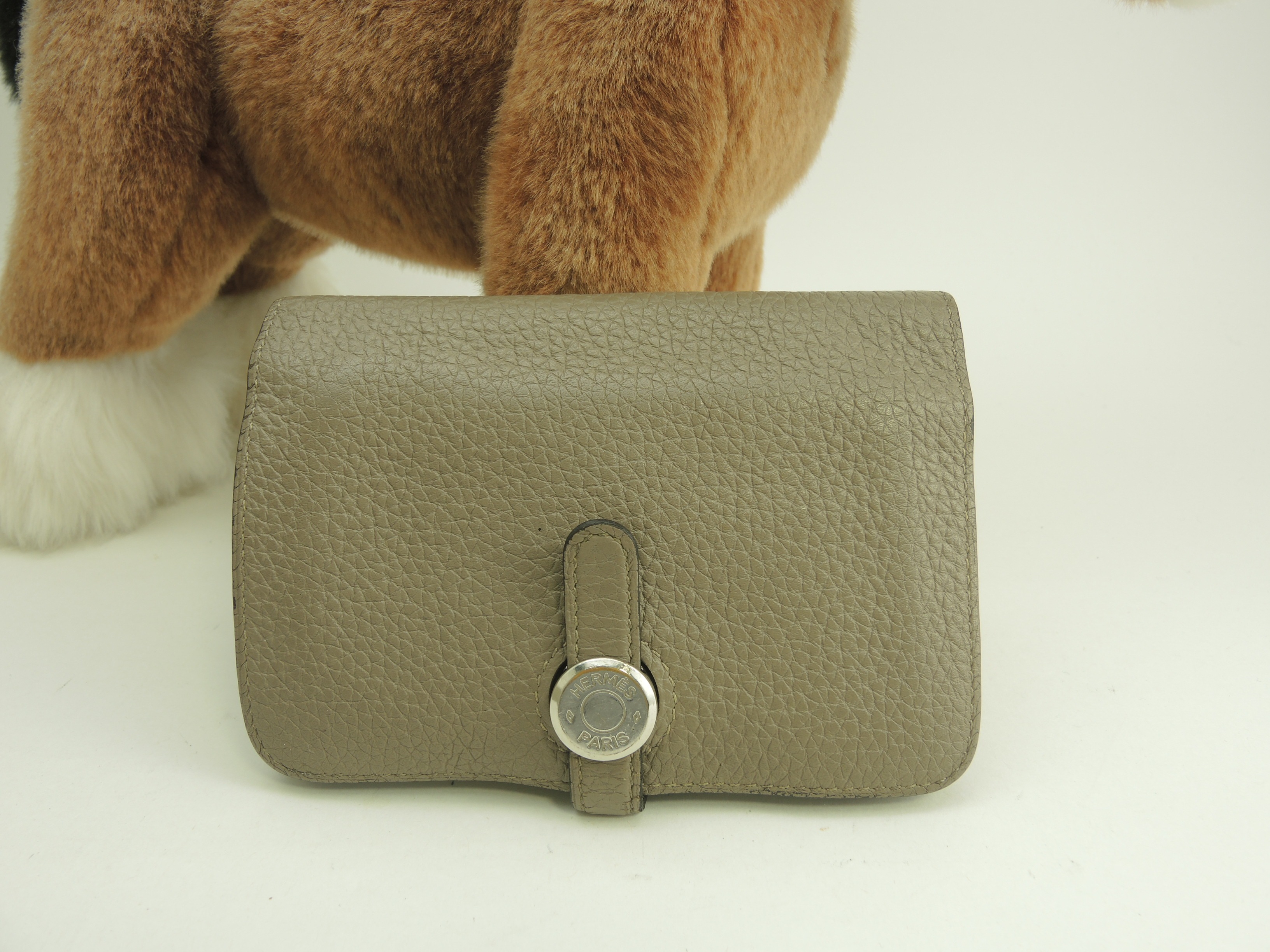 ドゴンコンパクト トリヨンクレマンス トゥルティエールグレー スモールウォレット 2折財布@ 1