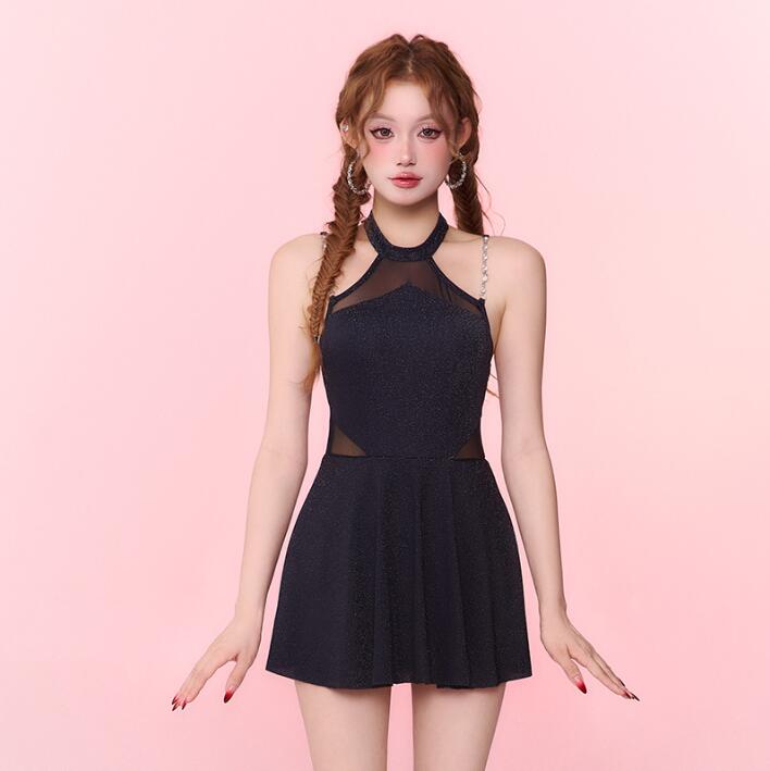 【急速出荷!】紐ビキニ セクシー 可愛い 大人 ビキニ 水着 ワンピース水着 ミズギ 2点セット セクシー水着 肩だし 韓国 フィットネス水着 セパレート 体型カバー水着 リブニット 大きいサイズ Ｙ