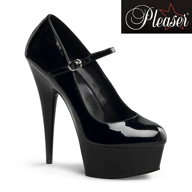キャバヒール エナメル PLEASER プリーザー 厚底 ブラック 14.5cmヒール 大きいサイズ パンプス ショートブーツ レディース サンダル ショート ピンヒール セクシー キャバクラ