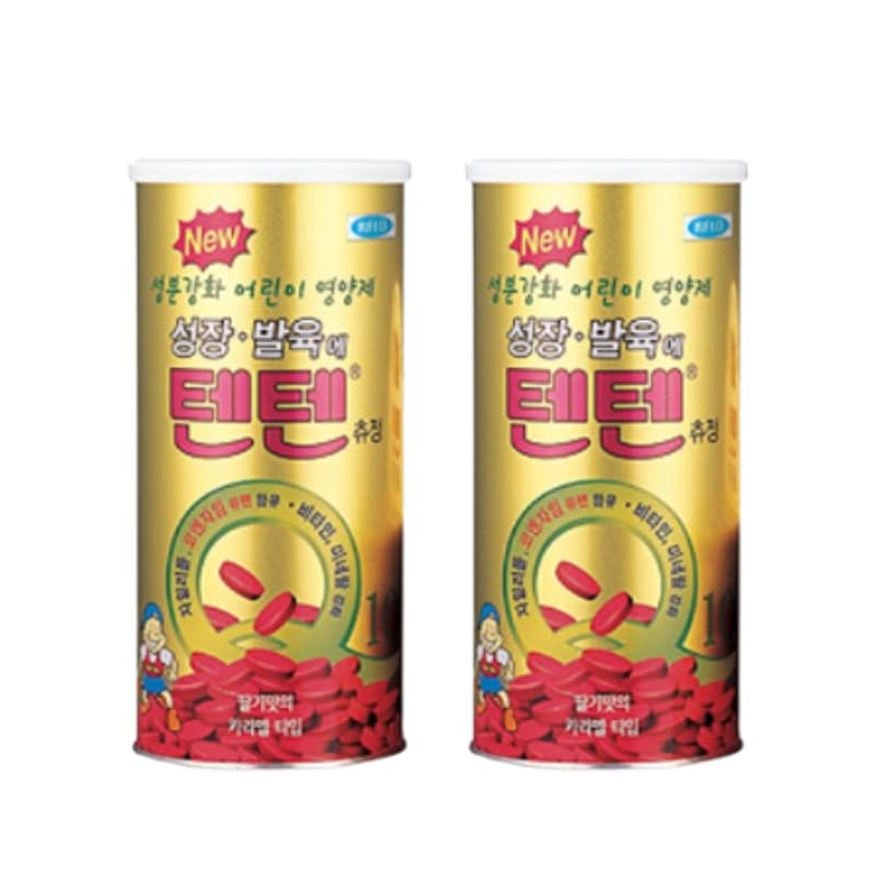 【120個 * 1 / 120個 * 2】テンテン チュアブル タブレット/いちご味 キャラメルタイプ サプリ成分強化 子供 サプリメント /ENHYPEN ニキ TREASURE ジョンファン