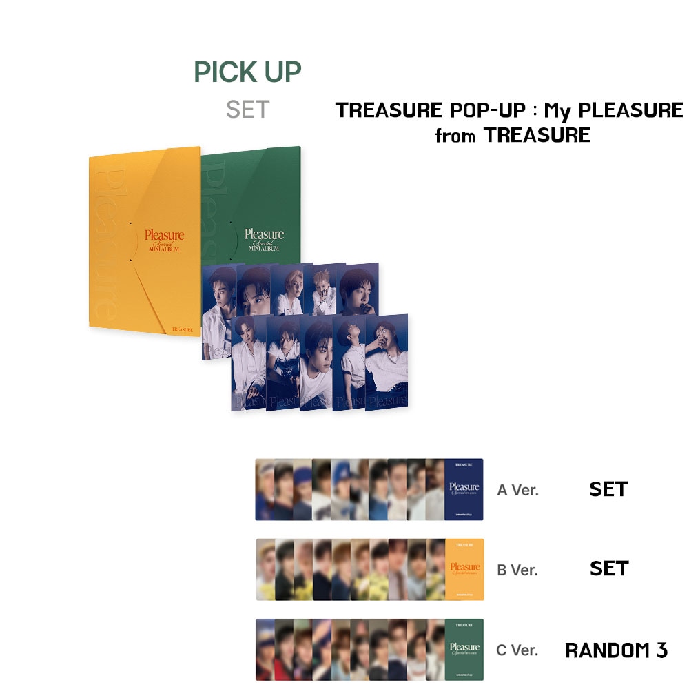 TREASURE POP-UP : My PLEASURE from TREASURE WEVERSE Lucky Draw SET 特典付き