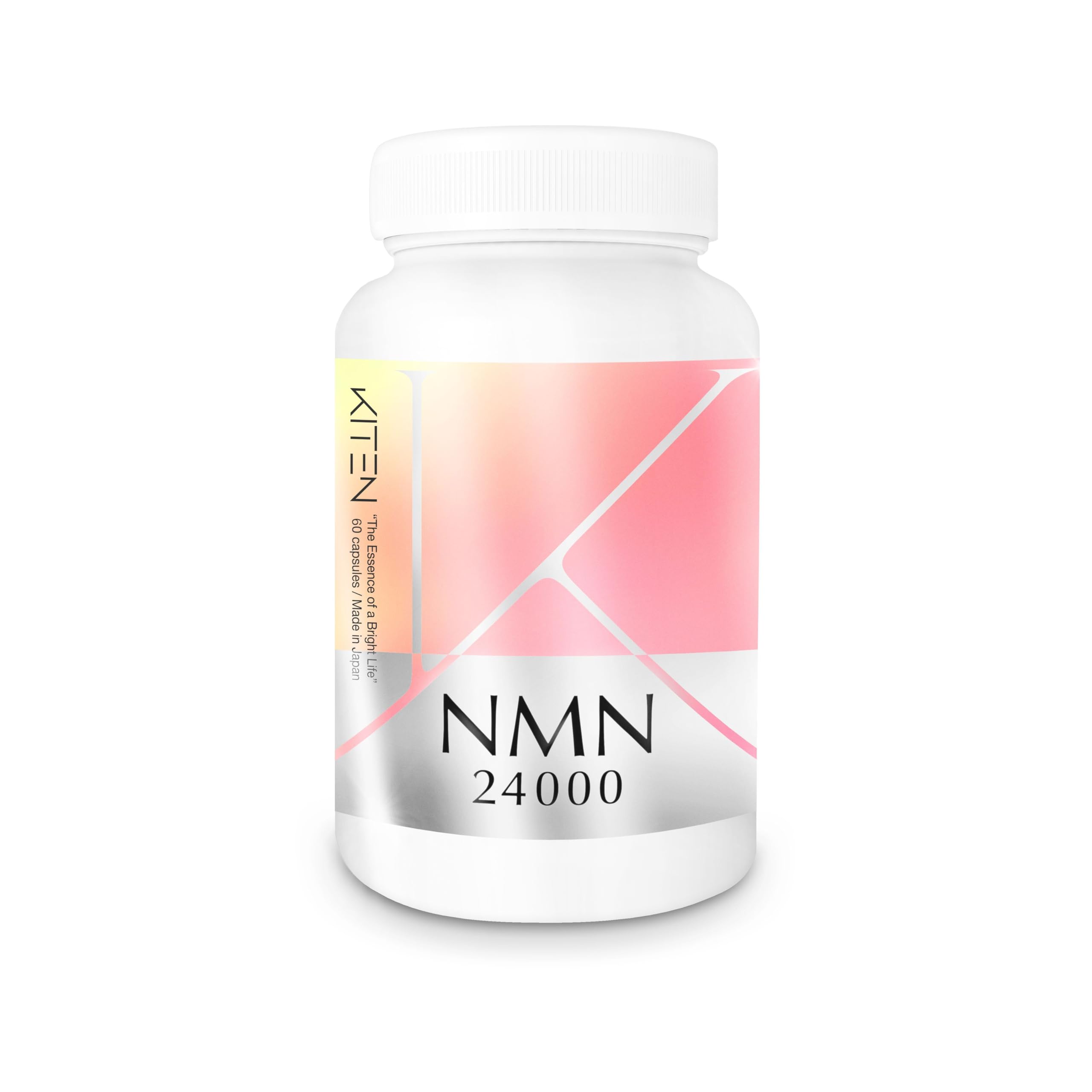 キテン NMN サプリメント 24000mg ナイアシン 高純度 99.9% 60 カプセル 二酸化チタン不使用 リジン 日本製