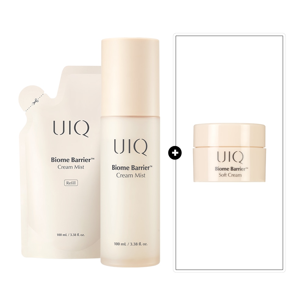 Qoo10] UIQ 【メガ割限定ギフト付き】バイオームバリア : スキンケア