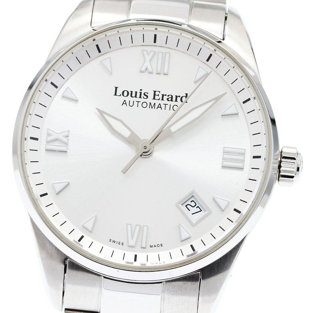 ルイ・エラール Louis Erard 69103 AA01 M ヘリテージ デイト 自動巻き メンズ 極美品 _957246【中古】