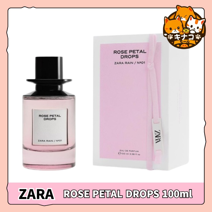 ZARA 香水 ROSE PETAL DROPS 100ML オードパフューム[EDP]
