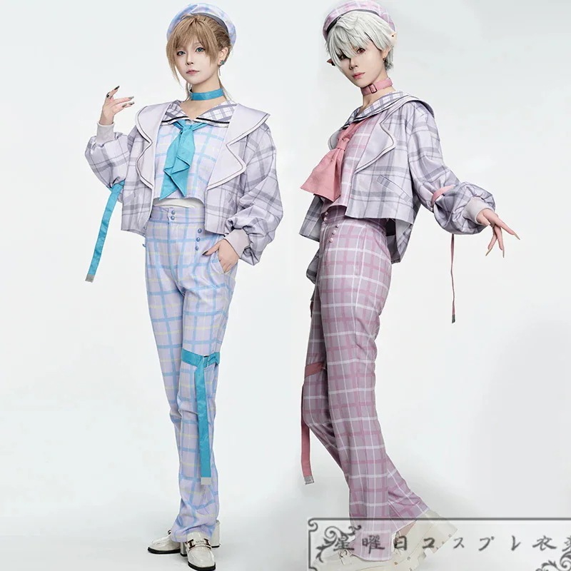 1568『24h激安挑戦』 バーチャル VTuber ChroNoiR ニューレトロスタイル 叶 葛葉 セーラー服 コスプレ衣装 コスチューム