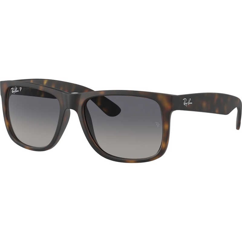 レイバン　サングラス JUSTIN(Low Bridge Fit) RB4165F 865/8S 55mm ハバナ/ブルーグラディエントポラライズド