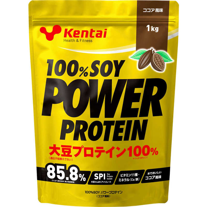 ケンタイ　100％SOYパワープロテイン 1kg ココア風味　K1211