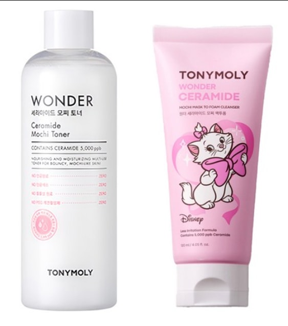 ワンダーセラミド モチクレンジングフォーム ディズニー マリーエディション 120ml + ワンダーセラミド もちトナー 500ml 5,273円