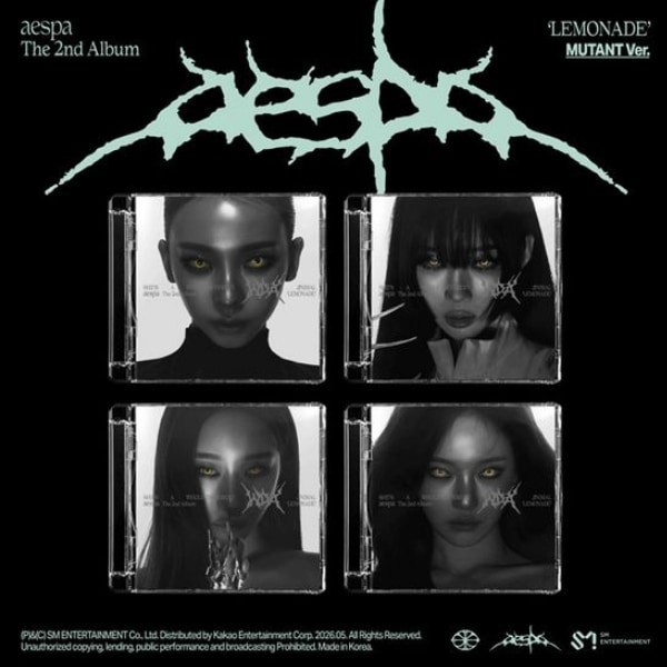 [4種セット] AESPA 正規2集 CDアルバム LEMONADE [MUTANT VER]