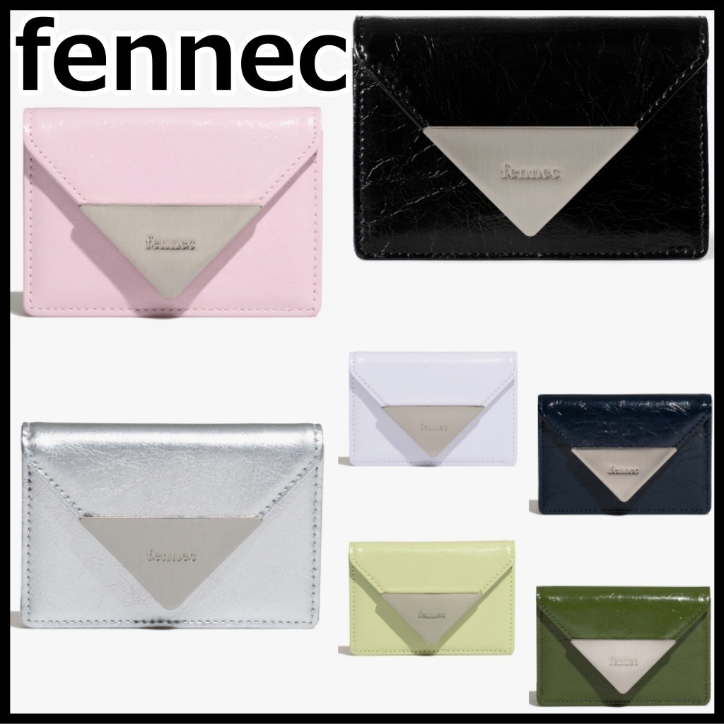 【FENNEC】CRINKLE TRIANGLE ACCORDION POCKET [正規品] 牛革