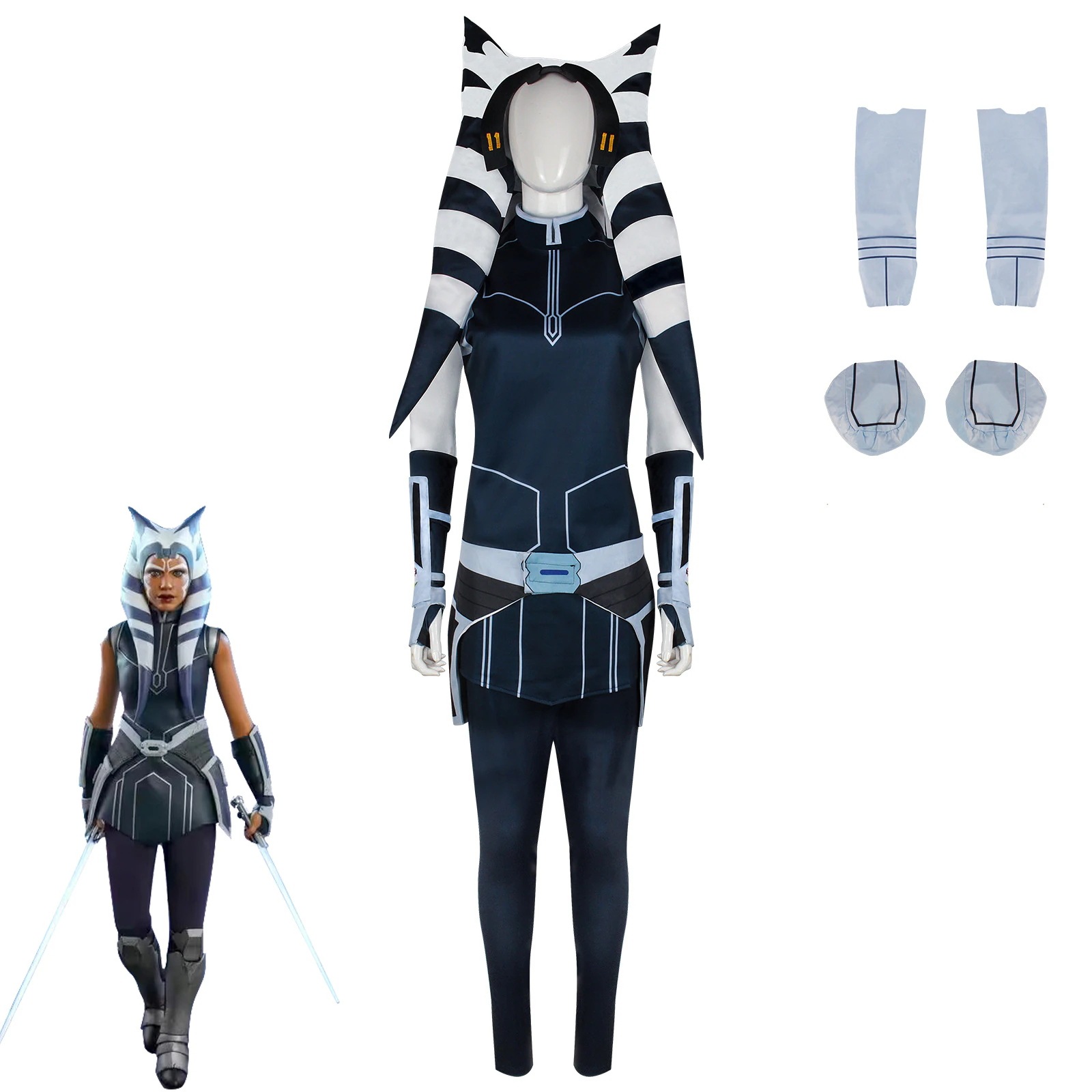 K1361星戦クローン人戦争アソカ・タノコス服舞台パフォーマンスcos衣装
