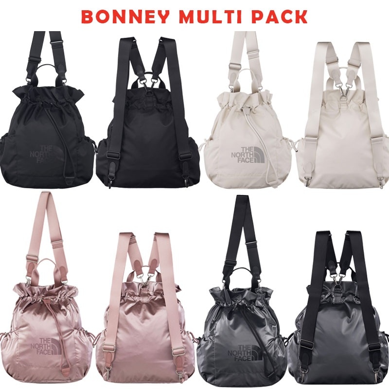ニコ♡プロフィール必読様　韓国限定ノースフェイス　バケットバッグ　クリーム 韓国限定 ノースフェイス バケットバッグミニ クリーム