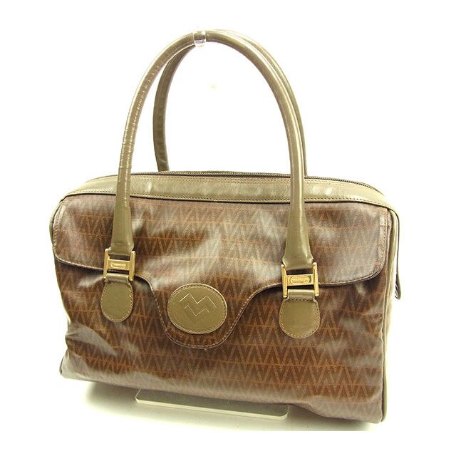 ボストンバッグ ミニボストンバッグ ブラウン系 中古