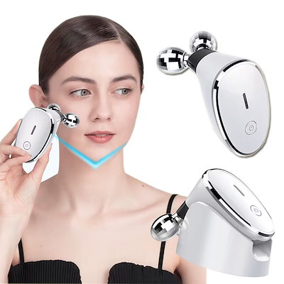 Qoo10] KAKUSAN 美顔ローラー ミニ EMS 顔 小顔ロー