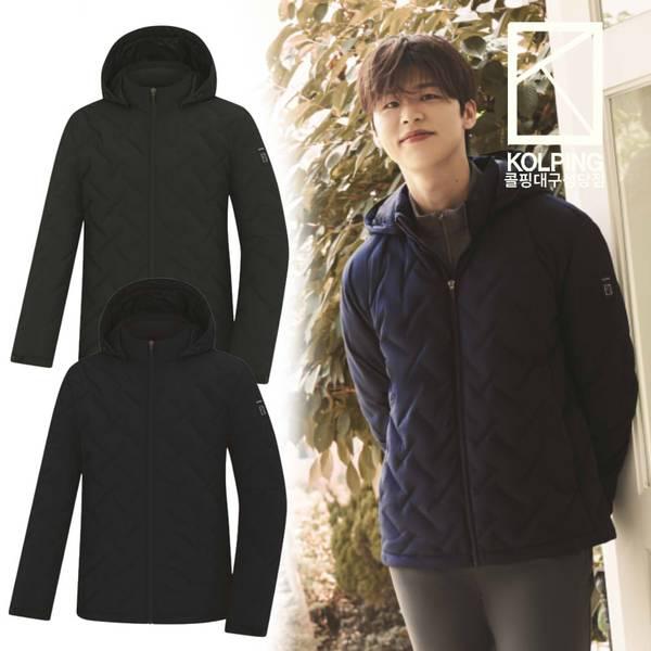 メンズ冬ダックダウン詰め物フード取り外し可能型アヒル털패딩 KWJ6530M ティトン